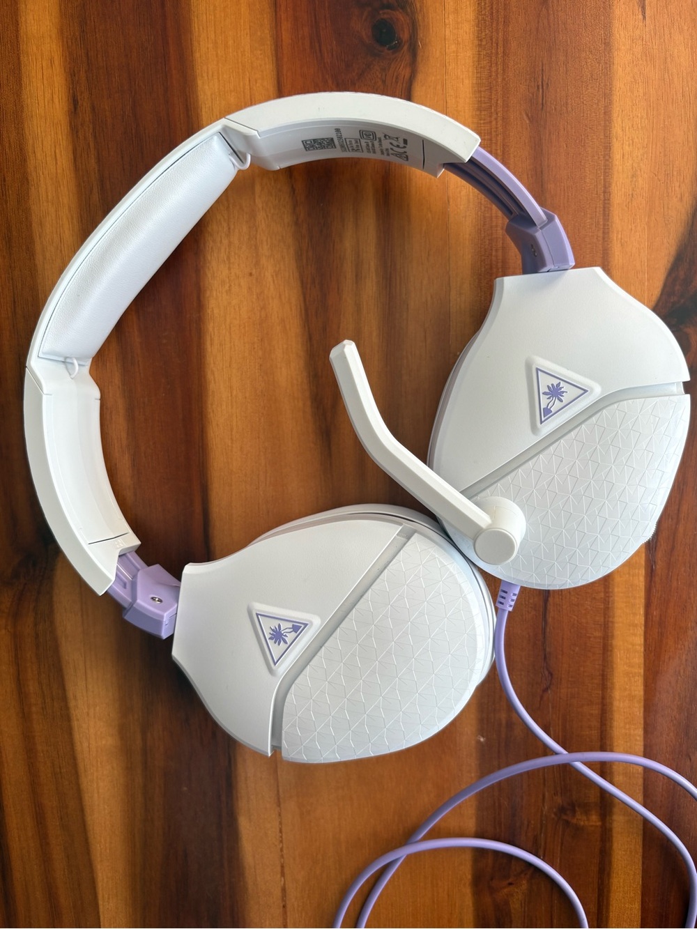 Turtle Beach Recon Spark Gaming Headset White Purple Wired 3.5mm PC/Console